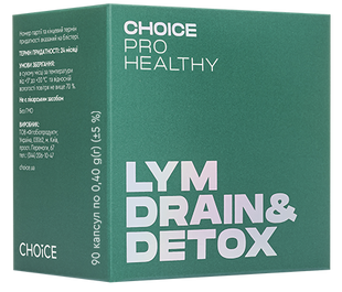 LYM drain & detox 90 - дрейн проти набряків: лімфодренаж і детоксикація фото