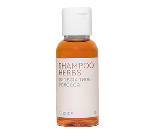 Пробник SHAMPOO HERBS - шампунь серії цілющі трави: очищення, живлення, зупиняє випадіння волосся фото