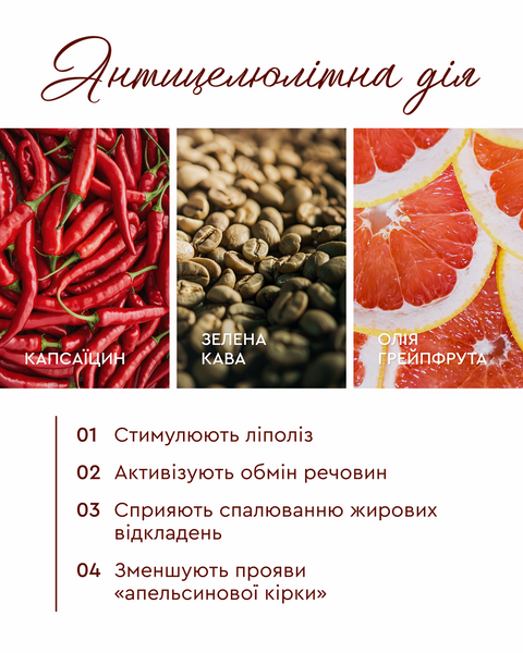 Антицелюлітний скраб MOOD GRAPEFRUIT фото